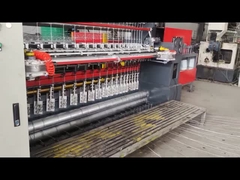 메쉬폭 2440 밀리미터 고정된 무리 울타리 기계 라인 와이어 간격 75 밀리미터 220v