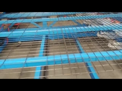 롤 높이 2.4m 용접 된 와이어 메시 기계 용량 하루에 300 롤